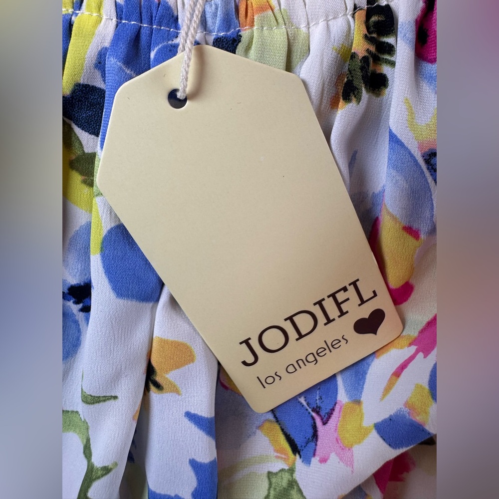 Jodifl Floral Flutter Sleeve Blouse- New With Tags- Small - Picture 3 of 5